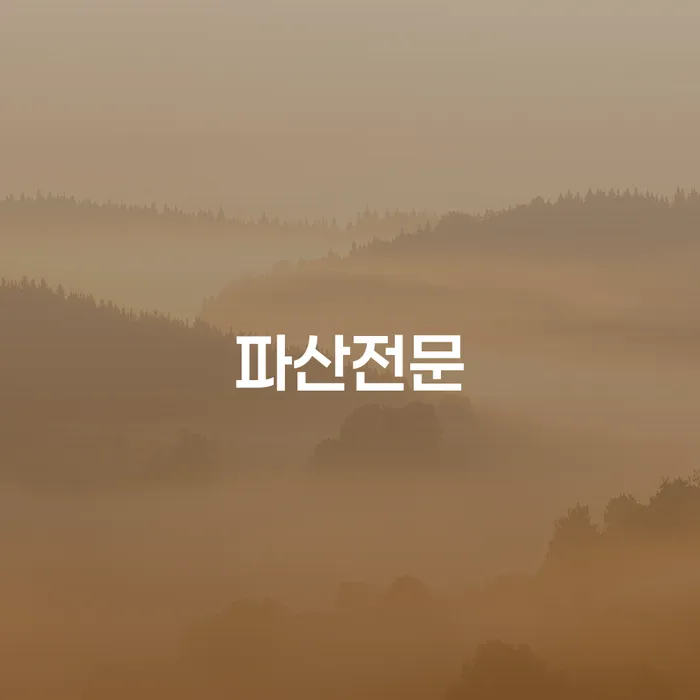 논산시 자영업자개인회생 개인파산 견적체크