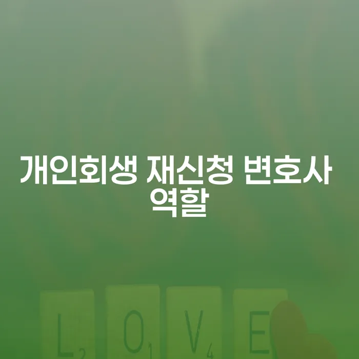 개인회생 재신청 시 변호사의 역할은 무엇일까요?