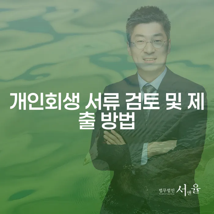 어떻게 개인회생 서류를 검토하고 제출할 수 있을까요?